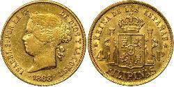 4 Песо Філіппіни Золото Isabella II of Spain (1830- 1904)
