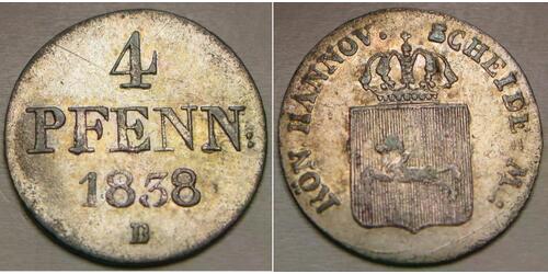4 Pfennig Stati federali della Germania  