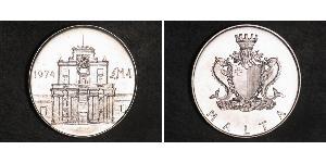 4 Pound Malta (1964 - ) Silver 