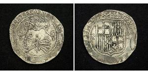 4 Real Spanien Argent Isabella I of Castile (1451-1504)