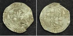 4 Real Spagna Argento Isabella I of Castile (1451-1504)