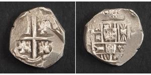 4 Real Spagna Argento Filippo IV di Spagna (1605 -1665)