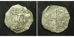 4 Real Spagna Argento Filippo IV di Spagna (1605 -1665)