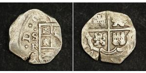 4 Real Spagna Argento Filippo IV di Spagna (1605 -1665)
