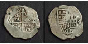 4 Real Virreinato de Nueva España (1519 - 1821) Plata 