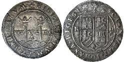 4 Real Vizekönigreich Neuspanien (1519 - 1821) Silber Karl V, Römisch-deutscher Kaiser (1500-1558)