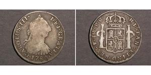 4 Real Vizekönigreich des Río de la Plata (1776 - 1814) / Bolivien Silber Karl III. von Spanien (1716 -1788)
