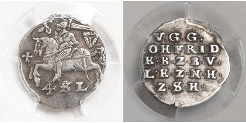 4 Shilling Freie Hansestadt Bremen Silber 