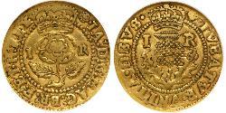 4 Shilling 英格兰王国 金 詹姆斯六世及一世 (1566-1625)