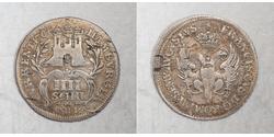 4 Shilling 汉堡 銀 弗朗茨一世 (神圣罗马帝国) (1708 - 1765)