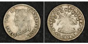 4 Sol Bolivia (1825 - ) Argento 