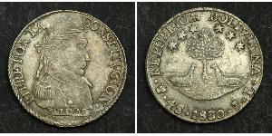 4 Sol Bolivia (1825 - ) Argento 