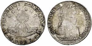 4 Sol Bolivien (1825 - ) Silber 