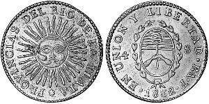 4 Sol Vereinigte Provinzen des Río de la Plata (1810 -1831) Silber 