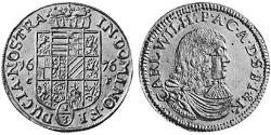 4 Ducat Fürstentum Anhalt-Zerbst  (1544 - 1796) Gold Karl Wilhelm (Anhalt-Zerbst)(1652 – 1718)
