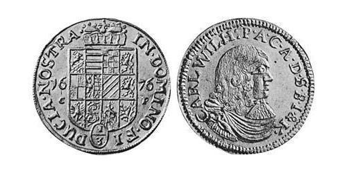 4 Дукат Княжество Ангальт-Цербст (1544 - 1796) Золото Карл Вильгельм (князь Ангальт-Цербста)(1652 – 1718)