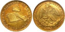 4 Ескудо First Mexican Republic (1824–1835) Золото 