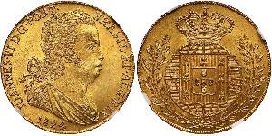 4 Ескудо Королівство Португалія (1139-1910) Золото Жуан VI король Португалії (1767-1826)