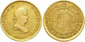 4 Ескудо Перу Золото Фердинанд VII король Іспанії (1784-1833)