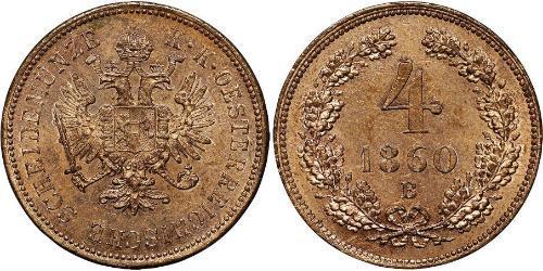4 Крейцер Австрійська імперія (1804-1867) Мідь 