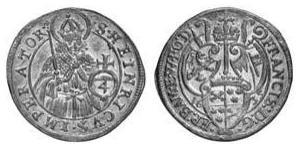 4 Крейцер Prince-Bishopric of Bamberg (1245–1802) Серебро 