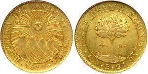 4 Эскудо Costa Rica (1821 - ) Золото 