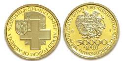 50000 Dram Armenia (1991 - ) Oro 