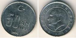 50000 Lira Turquía (1923 - ) Níquel/Cobre 