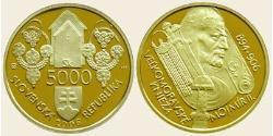 5000 Krone Slovakia (1993 - ) Gold 