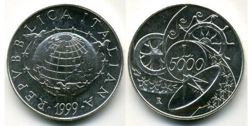 5000 Lira Italia Argento 