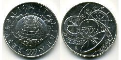 5000 Lira Italia Plata 