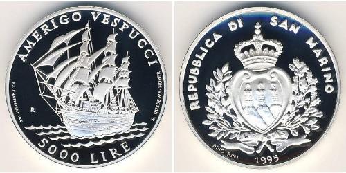 5000 Lira San Marino (301 - ) Silber 