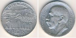 5000 Reis Brasile Argento 
