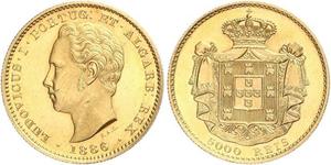 5000 Reis Kingdom of Portugal (1139-1910) Gold Ludwig I. (Portugal) (1838 - 1889)