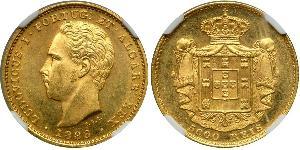 5000 Reis Kingdom of Portugal (1139-1910) Gold Ludwig I. (Portugal) (1838 - 1889)