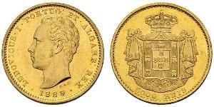 5000 Reis Regno del Portogallo (1139-1910) Oro Luigi del Portogallo (1838 - 1889)