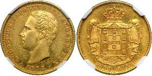 5000 Reis Regno del Portogallo (1139-1910) Oro Luigi del Portogallo (1838 - 1889)