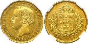 5000 Reis Reino de Portugal (1139-1910) Oro Luis I de Portugal (1838 - 1889)