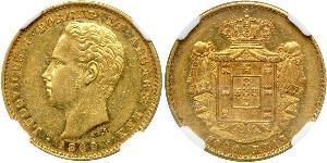 5000 Reis Reino de Portugal (1139-1910) Oro Luis I de Portugal (1838 - 1889)