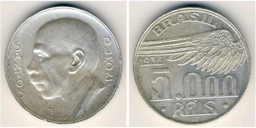 5000 Reis Brasil Plata 