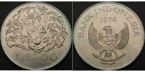 5000 Rupia indonesiana Indonesia (1945 - ) Argento 