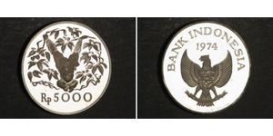 5000 Rupia indonesiana Indonesia (1945 - ) Argento 