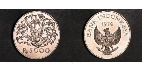5000 Rupia indonesiana Indonesia (1945 - ) Argento 