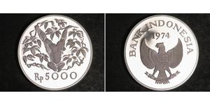 5000 Индонезийская рупия Индонезия (1945 - ) Серебро 