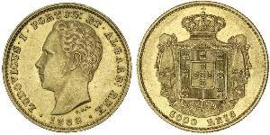 5000 Рейс Королевство Португалия (1139-1910) Золото Луиш I (1838 - 1889)