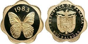 500 Balboa Panamá Oro 