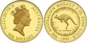 500 Dollaro Australia (1939 - ) Oro Elisabetta II (1926-2022)