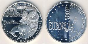 500 Franc Belgium Silver 
