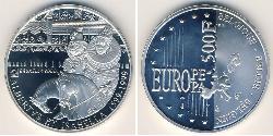 500 Franc 比利时 銀 