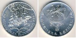 500 Krone Slovacchia Argento 